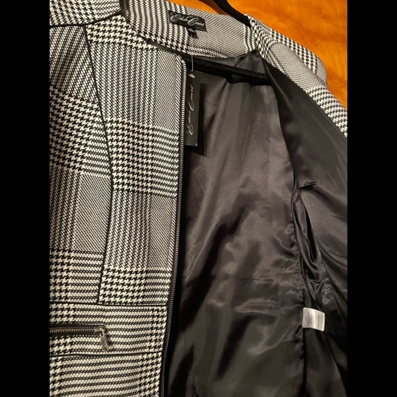 Eden Court Houndstooth Zip Jacket🖤 - Picture 5 of 11